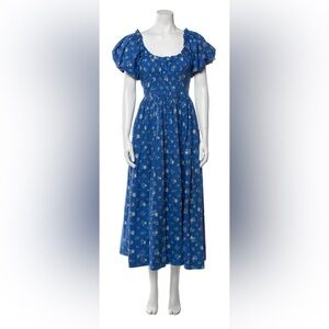 Doen Deia Dress in Blue Bouton de Rose, M